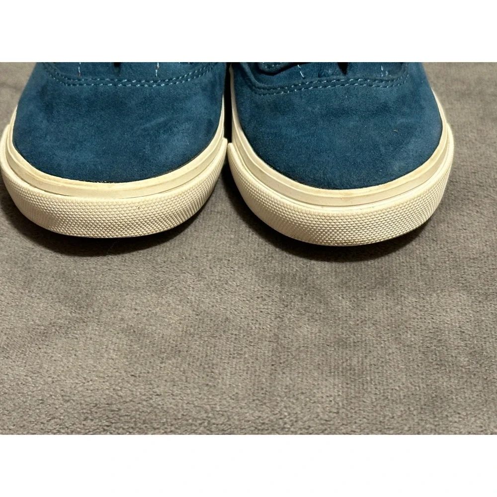 Old Navy Toddler Boys Teal Blue Faux Suede Double Strap Sneakers Size 6